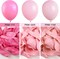 Pastel Pink Balloons, 85 pcs Pink Balloons Different Sizes Pack of 18 Inch 12 Inch 10 Inch 5 Inch Baby Pink Balloons for Balloon Garland Balloon Arch as Birthday Party Decorations, Pink-Q05